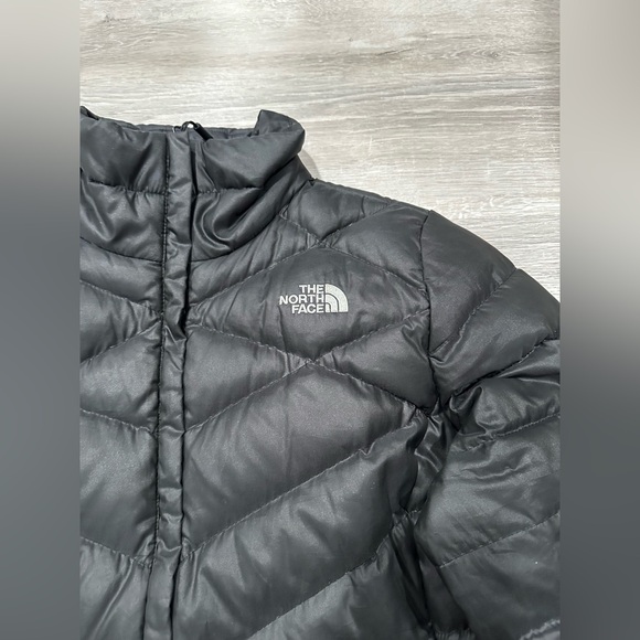 I296 The North Face Puffer Jacket 550 Goose Down Winter Lightweight Womens L - Picture 4 of 8